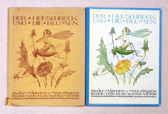 Der Heuschreck und die Blumen.