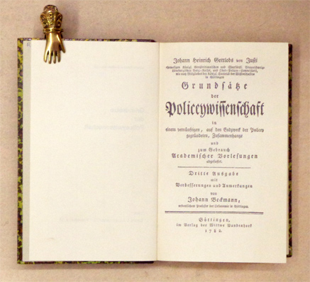Grundsätze der Policeywissenschaft