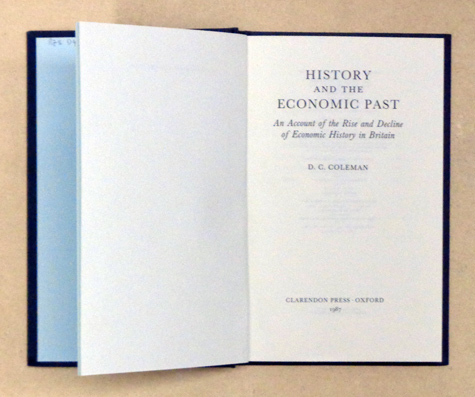 History and the Economic Past