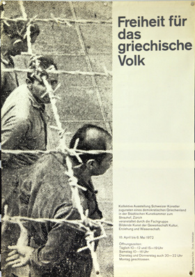 Plakat - Freiheit für Griechenland
