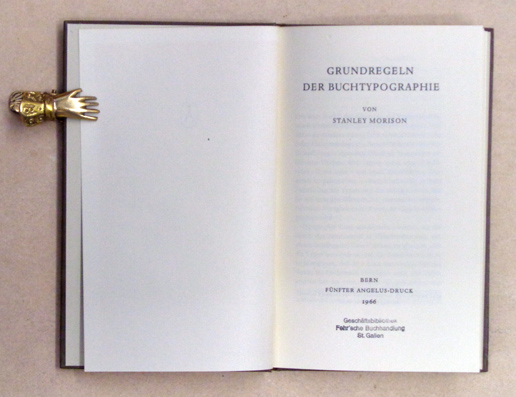Grundregeln der Buchtypographie