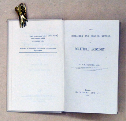 The Character and Logical Method of Political Economy