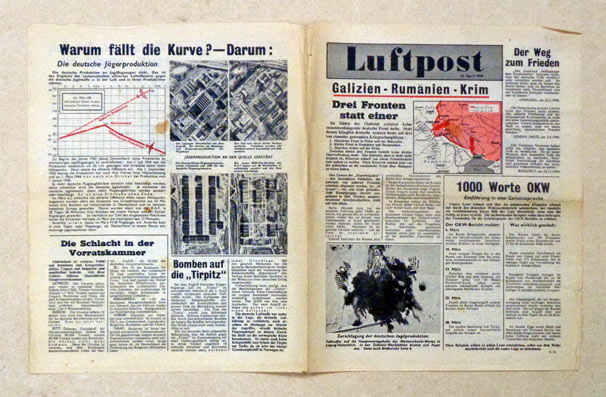 Flugblatt - Luftpost 10. April 1944. Galizien-Rumänien - Krim