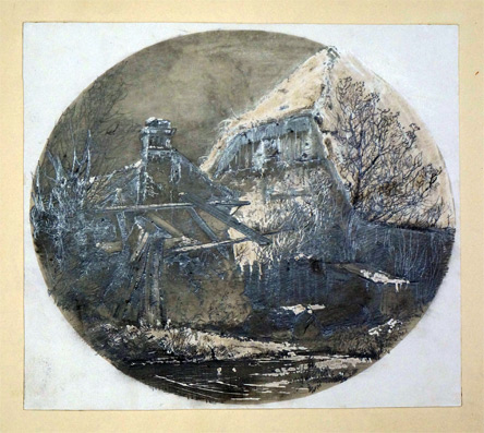 O. T. [Bauernhaus mit Ruine]