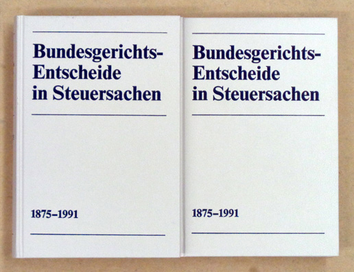 Bundesgerichts-Entscheide in Steuersachen