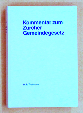 Kommentar zum Zürcher Gemeindegesetz