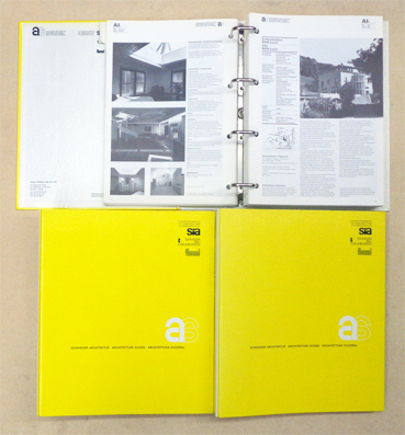 Schweizer Architektur. Architecture suisse. Architettura svizzera