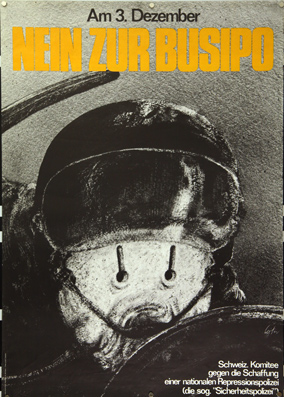 Plakat - Busipo Nein