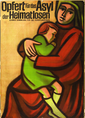 Plakat - Opfert für das Asyl der Heimatlosen