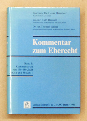 Kommentar zum Eherecht
