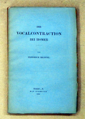 Die Vocalcontraction [Vokalkontraktion] bei Homer