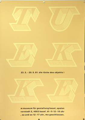 Plakat - Tuekke - Die Tücke des Objekts
