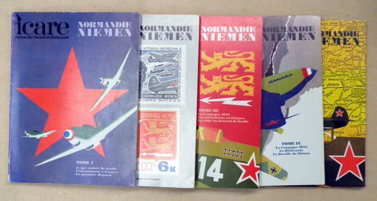 Icare. Revue de l’aviation française. Normandie-Niémen I, III - VI. [Konvolut von 5 Heften]