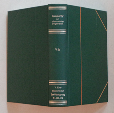 Der Werkvertrag, Art. 363 - 379 OR