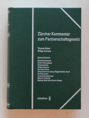 Zürcher Kommentar zum Partnerschaftsgesetz