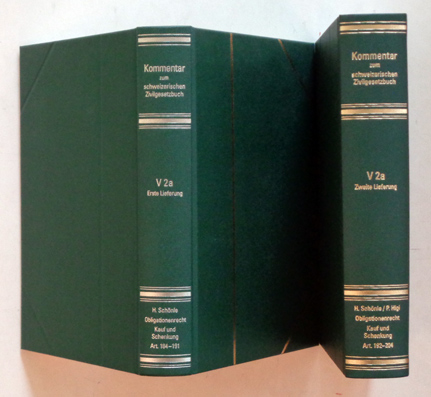 Kauf und Schenkung. [Erste und zweite Lieferung, Art. 184 - 204 OR (in 2 Bden.)]