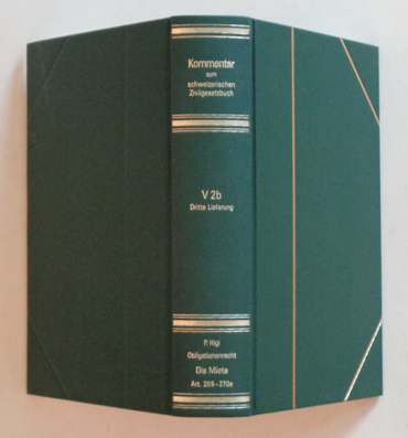 Die Miete. Dritte Lieferung, Art. 269 - 270e OR