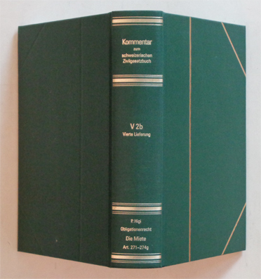 Die Miete. Vierte Lieferung, Art. 271 - 274g OR