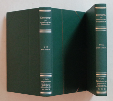 Die Abtretung von Forderungen und die Schuldübernahme. [Erste und zweite Lieferung, Art. 164 - 183 OR (in 2 Bden.)]
