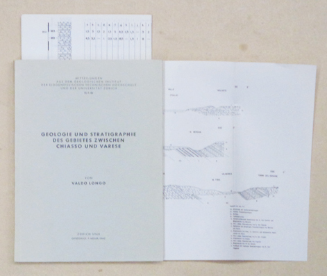 Geologie und Stratigraphie des Gebietes zwischen Chiasso und Varese