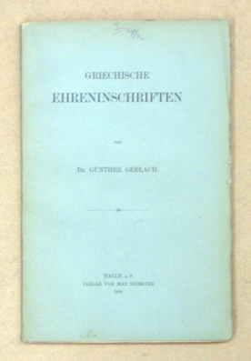 Griechische Ehreninschriften