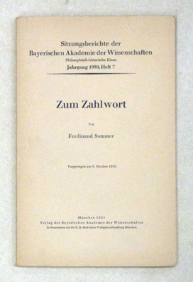 Zum Zahlwort