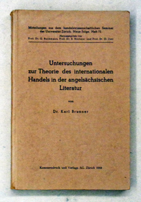 Untersuchungen zur Theorie des internationalen Handels in der angelsächsischen Literatur