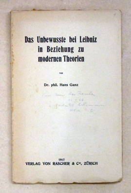 Das Unbewusste bei Leibniz in Beziehung zu modernen Theorien