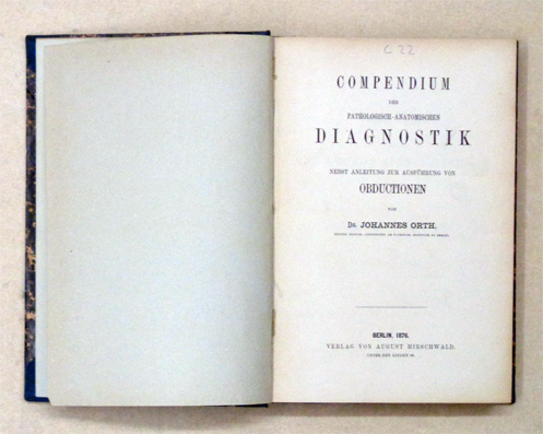 Compendium der pathologisch-anatomischen Diagnostik
