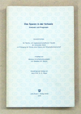 Das Sparen in der Schweiz