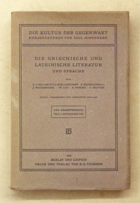 Die griechische und lateinische Literatur und Sprache