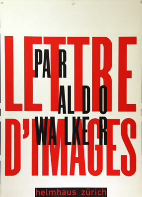 Plakat - Lettre d’images par Aldo Walker