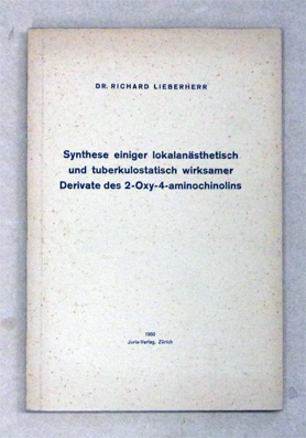 Synthese einiger lokalnästhetisch und tuberkulostatisch wirksamer Derivate des 2-Oxy-4-aminochinolins