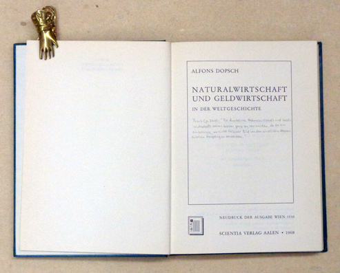 Naturalwirtschaft und Geldwirtschaft in der Weltgeschichte