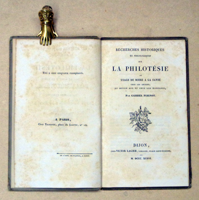Recherches Historiques et Philologiques sur la Philotésie