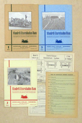Modell-Eisenbahn-Bau, Fachzeitschrift für das gesamte Modell-Eisenbahnwesen, 1953, Heft 1 - 3