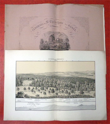 Panorama von St. Chrischona bei Basel in VI Blättern.
