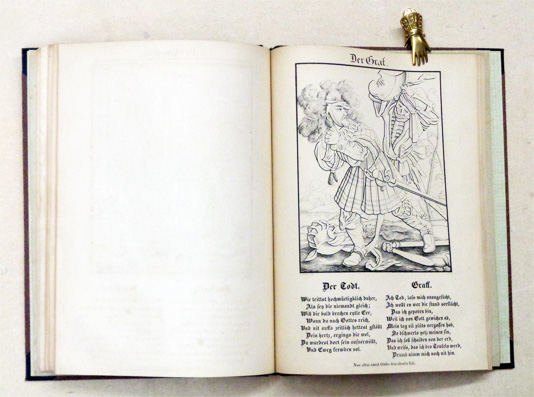 Der Todtentanz oder der Triumph des Todes nach den Holzschnitten des Hans Holbein von C. Helmuth