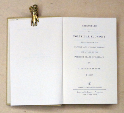 Principles of Political Economy Deduced From the Natural Laws of Social Welfare and Applied to the Present State of Britain