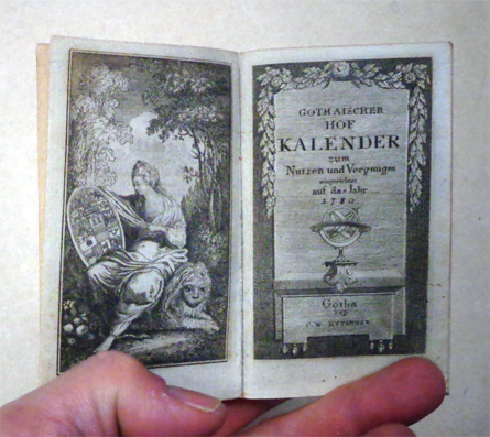Gothaischer Hofkalender zum Nutzen und Vergnügen eingerichtet auf das Jahr 1780