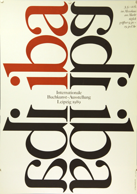 Plakat - iba - Internationale Buchkunst-Ausstellung