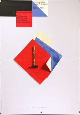 Plakat - Ein Fenster zu Europa - Traditionen der Moderne in der russischen und sowjetischen Kultur.