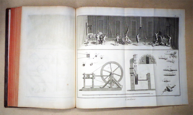 [Encyclopédie:] Recueil de planches, sur les sciences des arts liberaux, et les arts méchaniques, avec leur explication