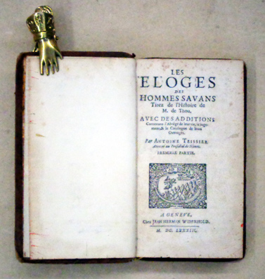 Les éloges des hommes savans