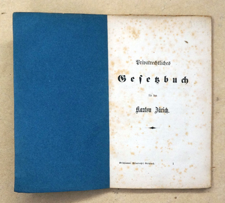 Privatrechtliches Gesetzbuch für den Kanton Zürich