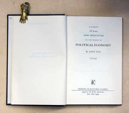 Statement of Some New Principles on the Subject of Political Economy