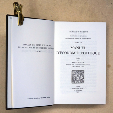 Manuel d’économie politique