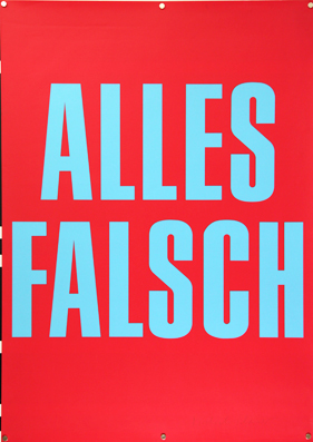 Plakat - Alles falsch - Imitationen. Nachahmung und Modell: Von der Lust am Falschen.