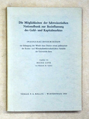 Die Möglichkeiten der Schweizerischen Nationalbank zur Beeinflussung des Geld- und Kapitalmarktes