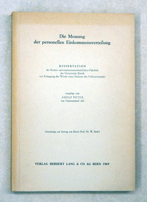 Die Messung der personellen Einkommensverteilung
